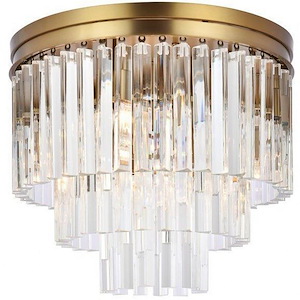 Warner Loke - 9 Light Flush Mount In Modern Style-16 Inches Tall and 20 Inches Wide - 1305315