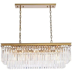 Warner Loke - 12 Light Chandelier In Modern Style-18 Inches Tall and 14 Inches Wide - 1305377