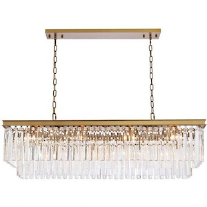 Warner Loke - 12 Light Chandelier In Modern Style-18 Inches Tall and 14 Inches Wide - 1305475