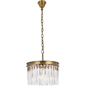 Warner Loke - 3 Light Pendant In Modern Style-10.5 Inches Tall and 16 Inches Wide - 1305264