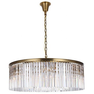 Warner Loke - 10 Light Chandelier In Modern Style-13.5 Inches Tall and 43.5 Inches Wide - 1305329