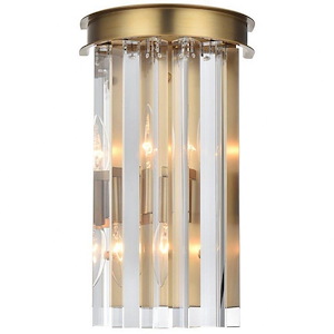 Warner Loke - 2 Light Wall Sconce In Modern Style-14 Inches Tall and 8 Inches Wide - 1305477