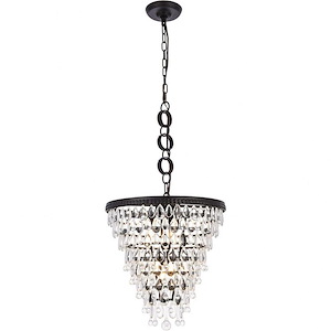 Lambert Avenue  - 5 Light Pendant In Contemporary Style-20 Inches Tall and 18 Inches Wide - 1305248