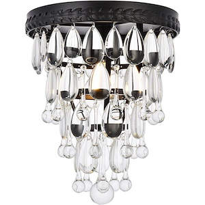 Lambert Avenue  - 1 Light Flush Mount In Contemporary Style-12 Inches Tall and 9 Inches Wide - 1305565