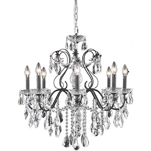 Addison Common - 6 Light Chandelier-23 Inches Tall and 26 Inches Wide - 1305370