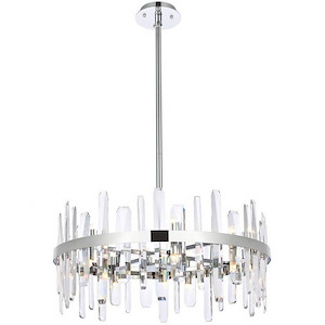 Lingfield Ground - 14 Light Round Pendant In Modern Style-12 Inches Tall and 25 Inches Wide - 1305085