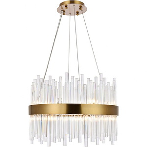 Romney Glade - 14 Light Chandelier In Contemporary Style-14 Inches Tall and 20 Inches Wide - 1305378