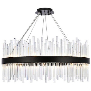 Romney Glade - 18 Light Round Chandelier In Modern Style-14 Inches Tall and 32 Inches Wide - 1305319
