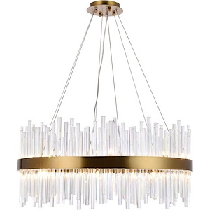 Romney Glade - 18 Light Chandelier In Contemporary Style-14 Inches Tall and 32 Inches Wide - 1305266