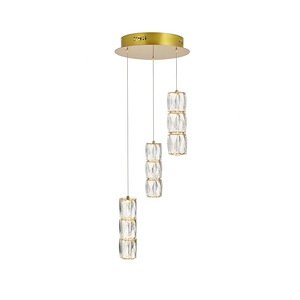 Dunbar Trees - 27W 3 LED Pendant In Contemporary Style-9.2 Inches Tall and 12 Inches Wide - 1305320