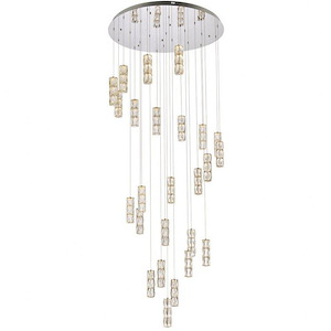 Dunbar Trees - 187W 25 LED Chandelier In Modern Style-9 Inches Tall and 42 Inches Wide - 1305467