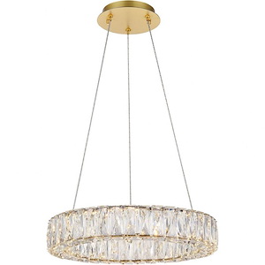 Collins Ride - 22.5W  LED Pendant In Contemporary Style-3 Inches Tall and 17.7 Inches Wide - 1305389