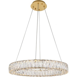 Collins Ride - 31.5W  LED Chandelier In Contemporary Style-3 Inches Tall and 23.6 Inches Wide - 1305583