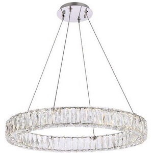 Collins Ride - 36W 1 LED Round Pendant In Modern Style-3 Inches Tall and 26 Inches Wide - 1305313