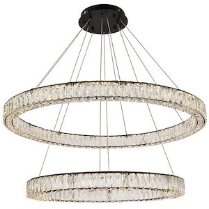 Collins Ride - 2 LED Round Pendant In Modern Style-11 Inches Tall and 42 Inches Wide - 1305333
