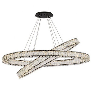 Collins Ride - 2 LED Pendant In Modern Style-12 Inches Tall and 18 Inches Wide - 1305481