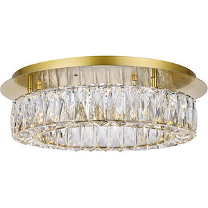 Collins Ride - 22.5W  LED Flush Mount In Contemporary Style-5.1 Inches Tall and 17.7 Inches Wide - 1305382