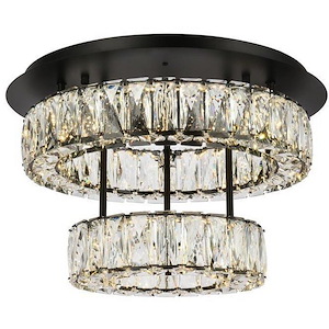 Collins Ride - 36W 2 LED Flush Mount In Modern Style-10 Inches Tall and 18 Inches Wide - 1305287