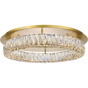 Collins Ride - 31.5W  LED Flush Mount In Contemporary Style-5.1 Inches Tall and 25.6 Inches Wide - 1305391