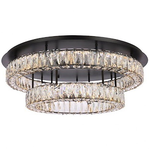 Collins Ride - 60W 2 LED Flush Mount In Modern Style-10 Inches Tall and 30 Inches Wide - 1305219