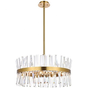 Drayton Mill - 14 Light Round Pendant In Modern Style-12 Inches Tall and 25 Inches Wide - 1305474
