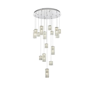 Chalky Lane - 60W 16 LED Pendant-9.5 Inch Tall and 32 Inch Wide - 1382175