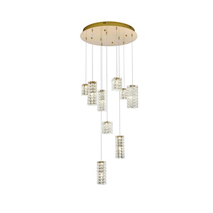 Chalky Lane - 36W 9 LED Pendant-9.5 Inch Tall and 24 Inch Wide - 1382179