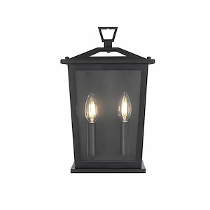 Robin Furlong - 2 Light Outdoor Wall Sconce-14 Inch Tall and 8.5 Inch Wide - 1382390