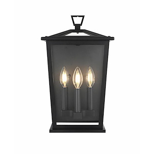 Robin Furlong - 3 Light Outdoor Wall Sconce-16 Inch Tall and 9.5 Inch Wide - 1382391