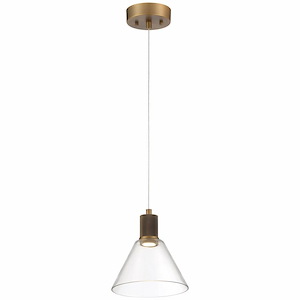 Risir Avenue 9W 1 LED Pendant 8.5 x 8 Inches - 1416043