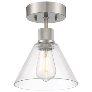 Risir Avenue 9W 1 LED 11 Inch Length Semi Flush Mount - 1416083