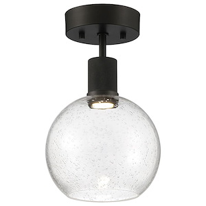 Risir Avenue 1 Light 7.5 Inch Tall Semi Flush Mount - 1416093
