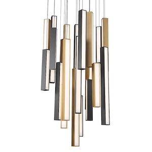 Forth Croft-115W 21 LED Round Pendant in Mid-Century Modern Style-26 Inches Wide by 59.5 Inches High - 1387327