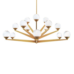 Rosehill Parc - 44W 15 LED Chandelier In Transitional Style-17.63 Inches Tall and 42 Inches Wide - 1386525