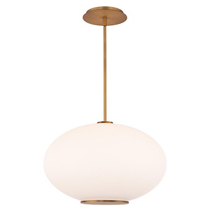 Summerfield Knoll - 20.2W 1 LED Pendant In Contemporary Style-10.38 Inches Tall and 16 Inches Wide - 1386560