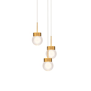 Rosehill Parc - 16W 3 LED Pendant-5.5 Inches Tall and 12 Inches Wide - 1386648