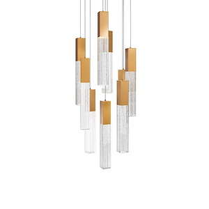 Swallow Lawns - 56W 9 4CCT LED Pendant-16 Inch Tall and 17 Inch Wide - 1386745