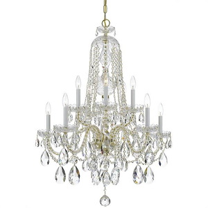 Crystal - Five Light Chandelier in Classic Style - 32 Inches Wide by 36 Inches High - 1151238