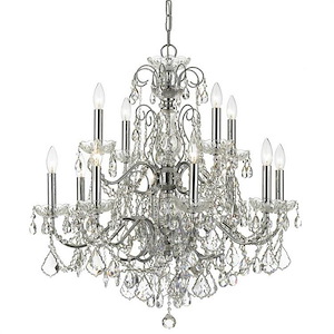 Foxes Mount - Twelve Light Chandelier in Classic Style - 29.5 Inches Wide by 31 Inches High - 1154217