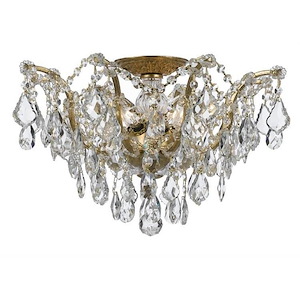 Chilton Approach - Five Light Flush Mount in Minimalist Style - 19 Inches Wide by 11.5 Inches High - 1149882