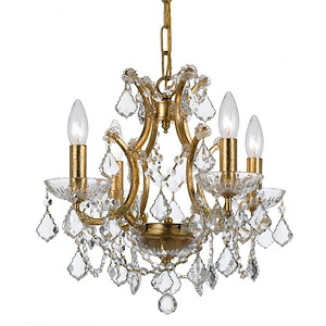 Chilton Approach - Four Light Chandelier in Traditional and Contemporary Style - 17.5 Inches Wide by 12.5 Inches High - 1150194
