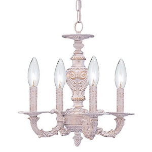 Queen Garth - Four Light Lanterns in Minimalist Style - 13.5 Inches Wide by 14 Inches High - 1152793