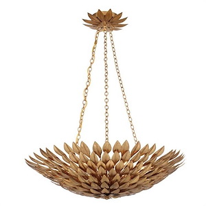 Crosby Lodge - Six Light Chandelier in Timeless Style - 24.5 Inches Wide by 6 Inches High - 1281326