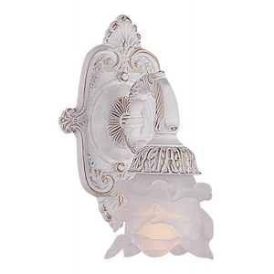 Queen Garth - One Light Wall Sconce in Classic Style - 6.5 Inches Wide by 10 Inches High - 1146195