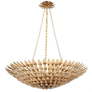 Crosby Lodge - Eight Light Large Chandelier in Traditional and Contemporary Style - 30 Inches Wide by 7 Inches High - 1148945