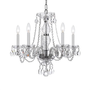 Crystal - Five Light Chandelier in Classic Style - 21 Inches Wide by 22 Inches High - 1145477