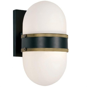 Nut Lane 10 Inch Outdoor Wall Lantern Outdoor Living Glass Approved for Wet Locations - 1150053