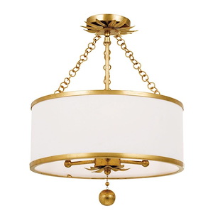 Crosby Lodge - Three Light Flush Mount in Traditional and Contemporary Style - 14 Inches Wide by 20 Inches High - 1154018