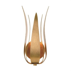 Steel 1 Light Wall Sconce in Traditional Style-14 Inches H x 8 Inches W - 1152018