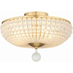 Glencoe Ridings - 4 Light Flush Mount-12 Inches Tall and 18 Inches Wide - 1281283